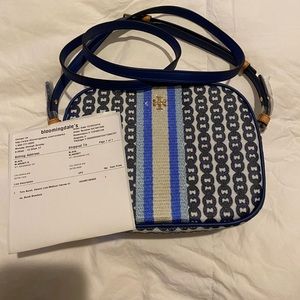 NWT Tory Burch Gemini link medium canvas cross body